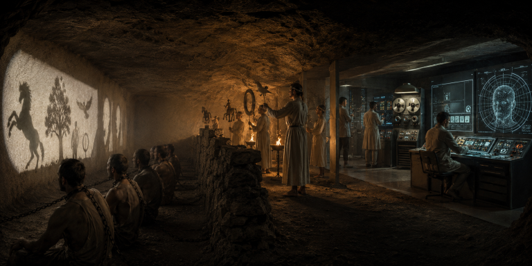 simulation power - Platos allegory of the cave